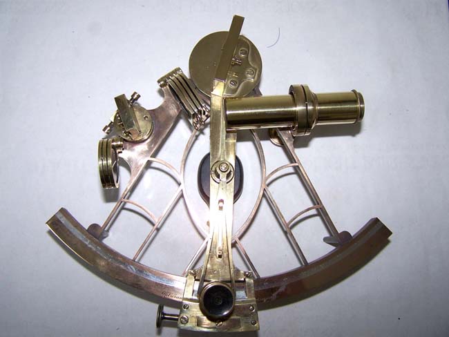 A Fine 19th century cased Sextant by Samuel Browning of Portsmouth circa 1847